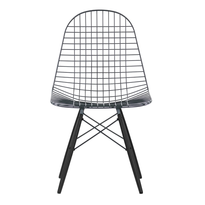 Vitra - Wire Chair DKW, black maple - front