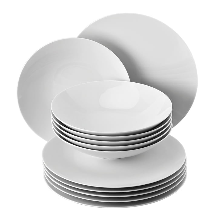 The TAC Gropius table set from Rosenthal consists of 12 pieces