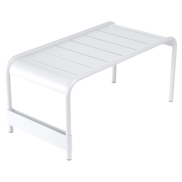 Fermob - Luxembourg Large low table / Garden bench, white
