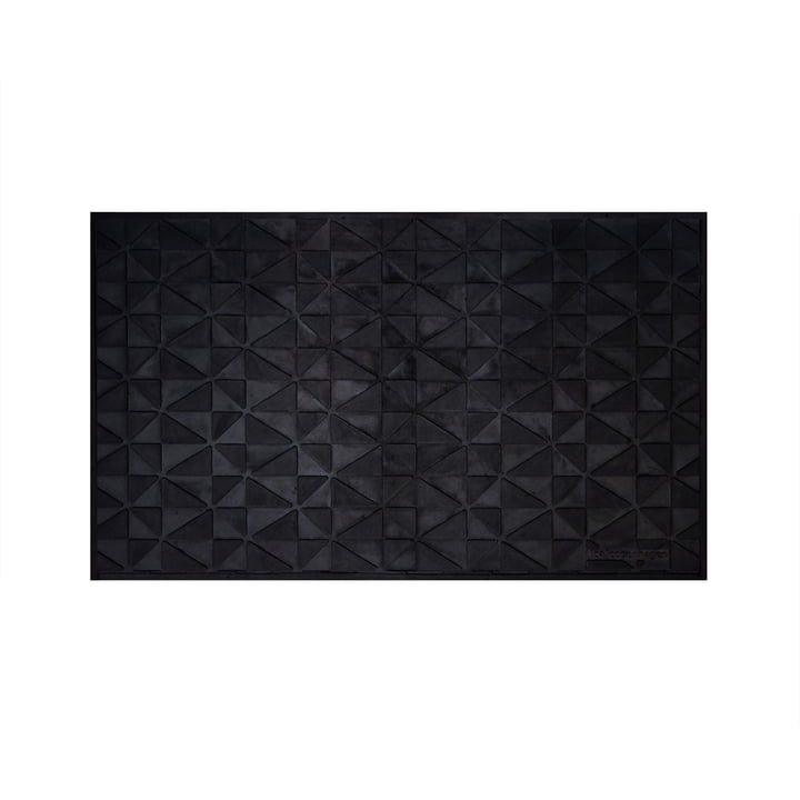 Door mat graphic 45 x 75 cm from tica copenhagen in black