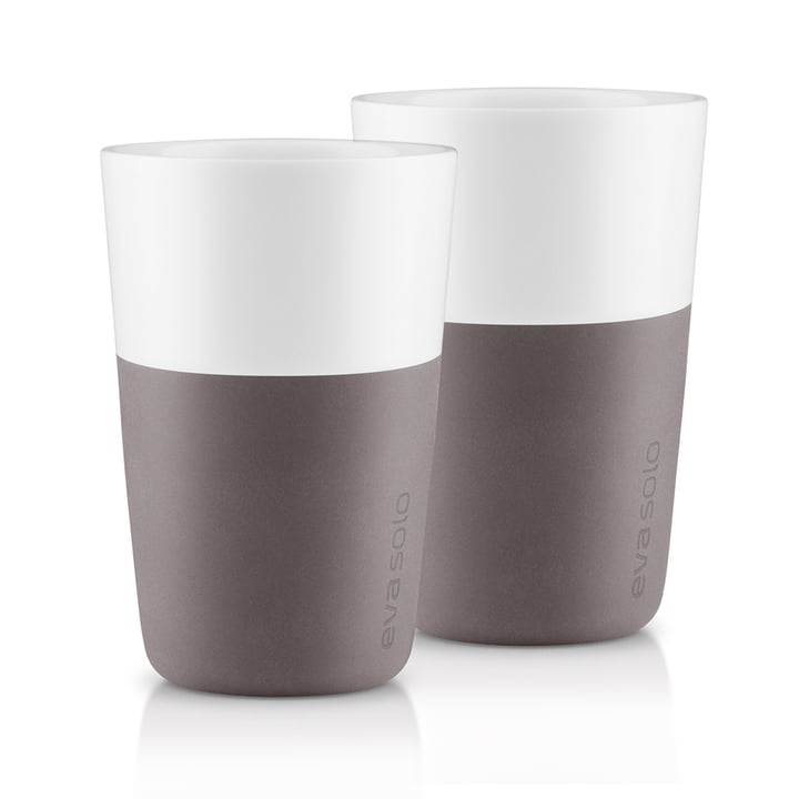Caffé Latte mug (set of 2) from Eva Solo in gray