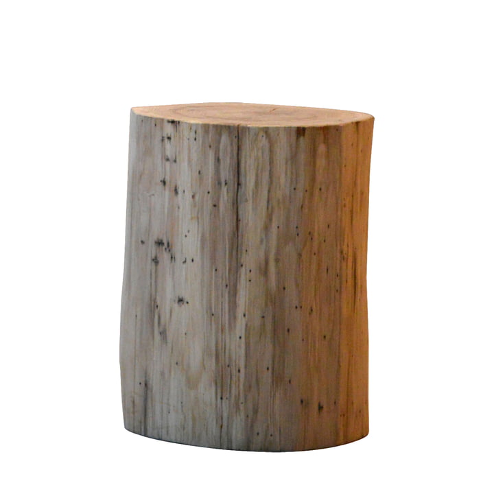 Jan Kurtz - Block Stool, round H38cm, oak