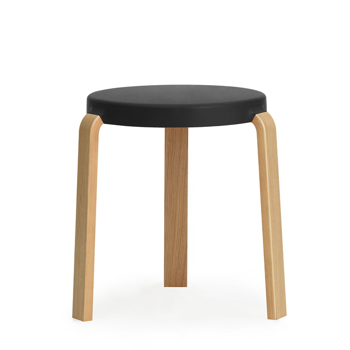 Tap stool by Normann Copenhagen in oak / black