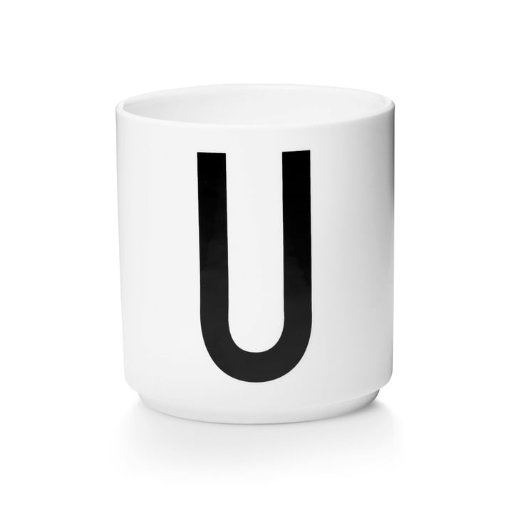 Design Letters - AJ Porcelain Cup U