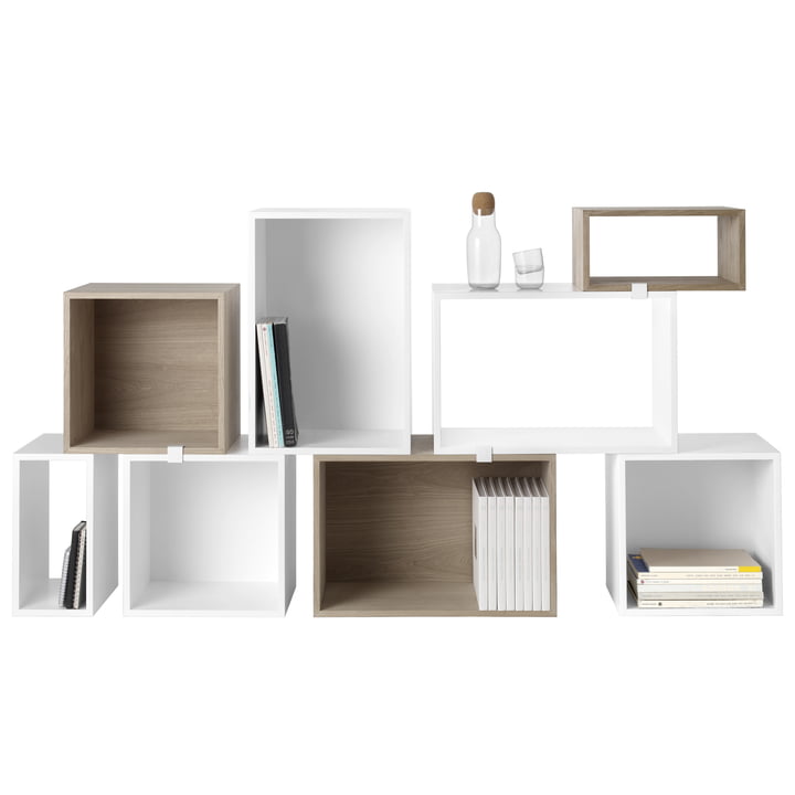 Catalog release: Muuto - Stacked Shelving system - white - Group