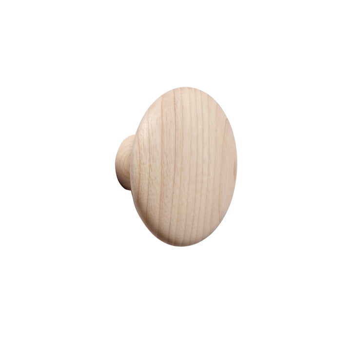Wall hook "The Dots" single small from Muuto in ash nature