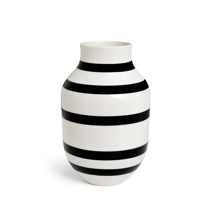 Kähler Design - Omaggio Vase H 305 in black