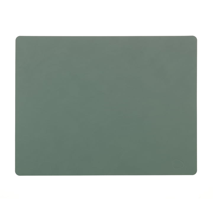 Placemat Square L 35 x 45 cm from LindDNA in Nupo pastel green