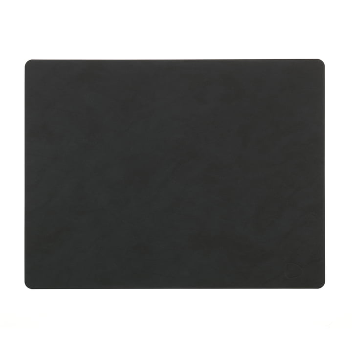Placemat Square L 35 x 45 cm from LindDNA in Nupo black