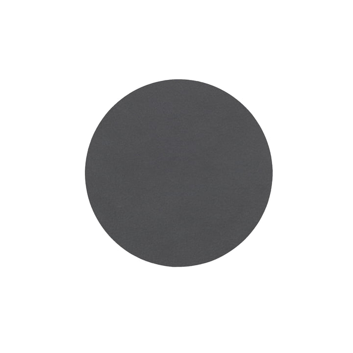 Glass coaster round Ø 10 cm from LindDNA in Nupo anthracite