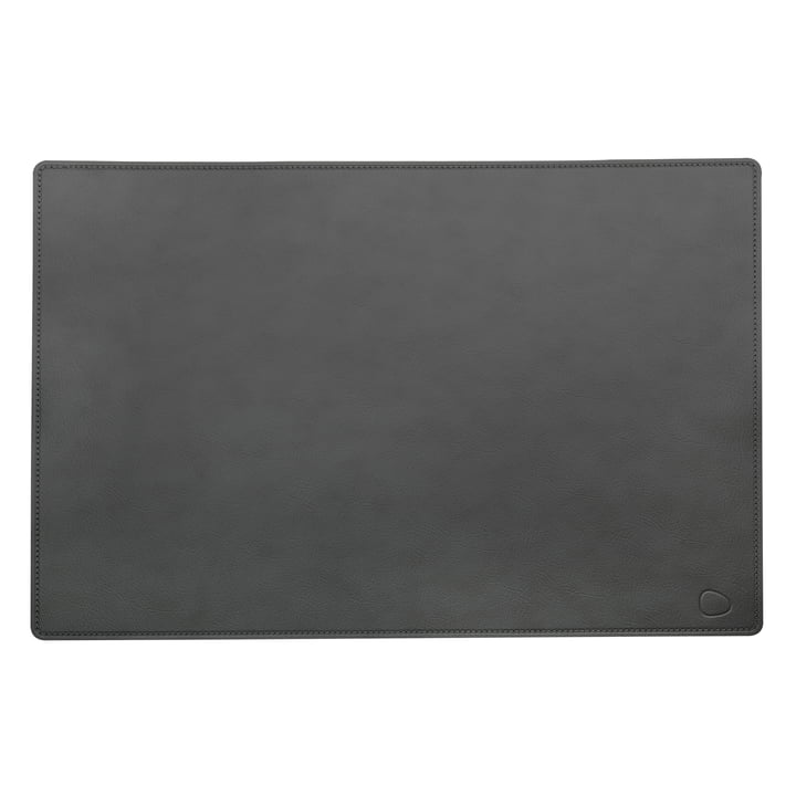 Work Mat Square XXL 54 x 74 cm Made of Cloud Leather in Anthracite