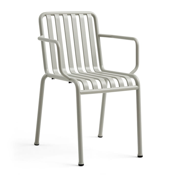 The Hay Palissade Armchair in light gray