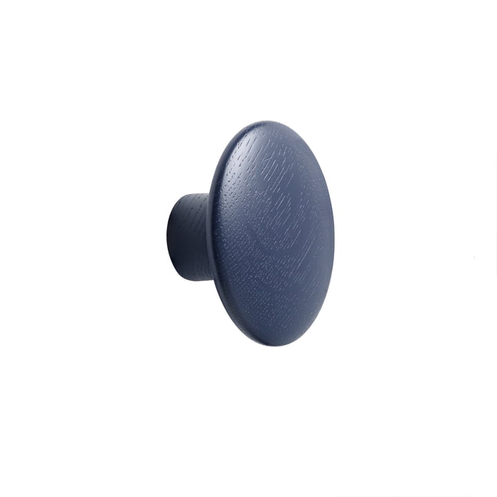 Wall hook "The Dots" single small of Muuto in night blue