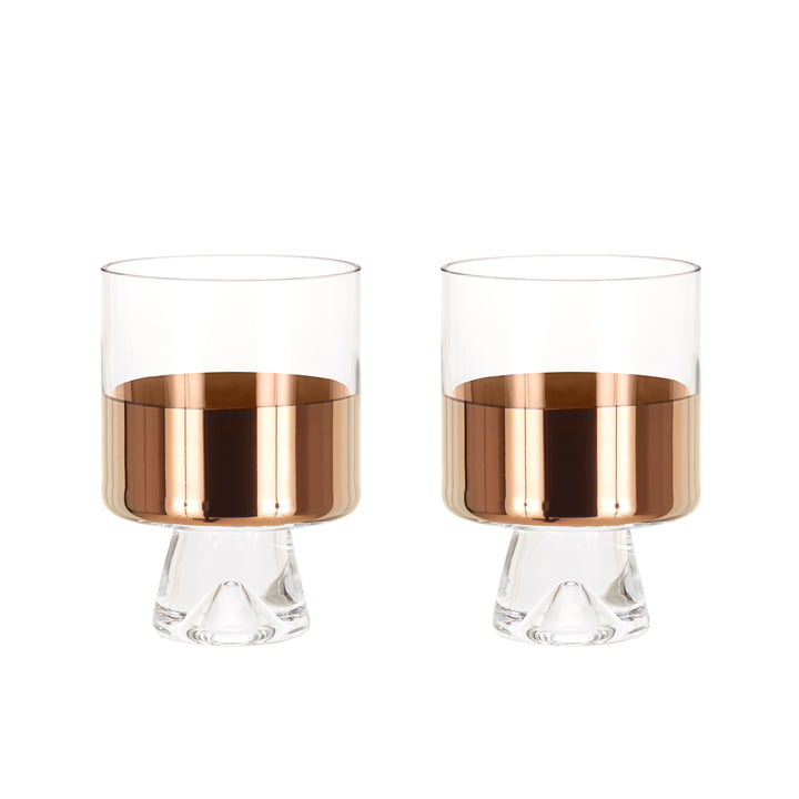 Set of 2 Tank Low Ball Glass by Tom Dixon
