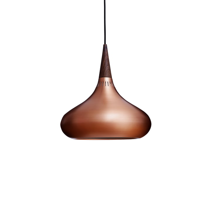 Orient pendant lamp P2 in polished copper by Fritz Hansen