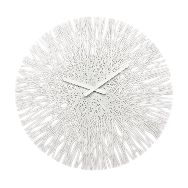 Silk Wall Clock from Koziol in white