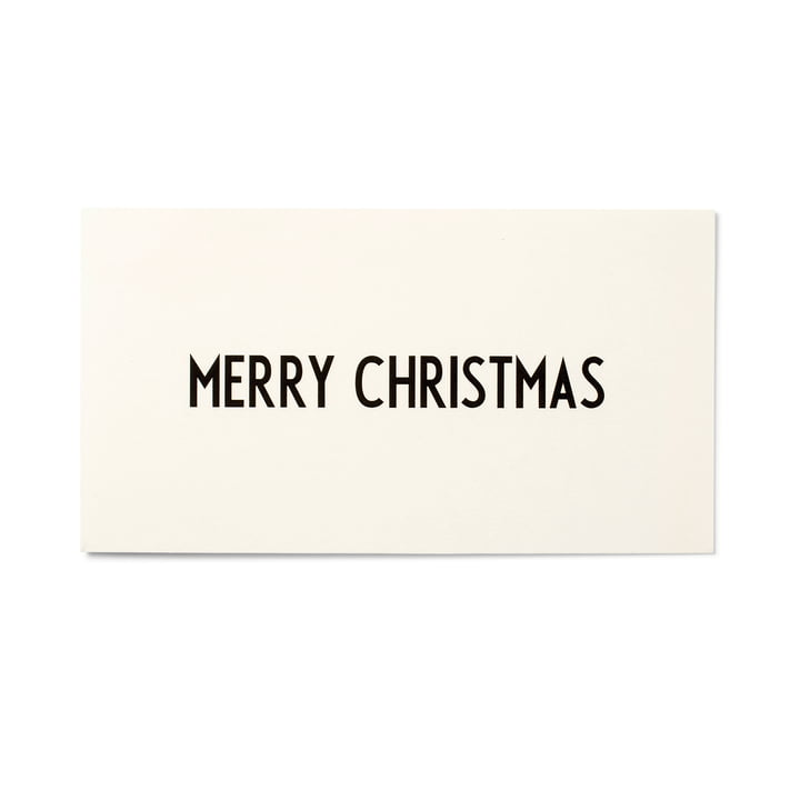 Design Letters - AJ Greeting Card, Merry Christmas