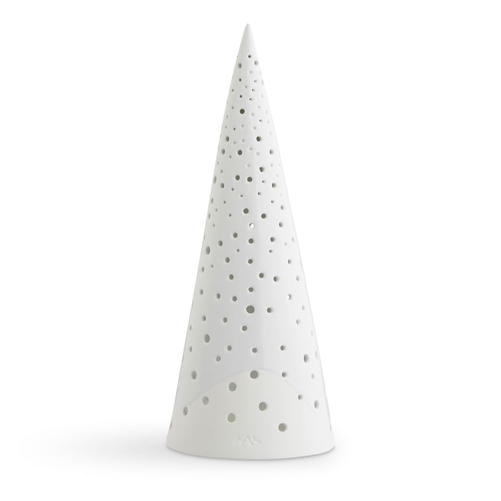 Nobili Tealight candle cone 28.5 cm from Kähler Design in snow white