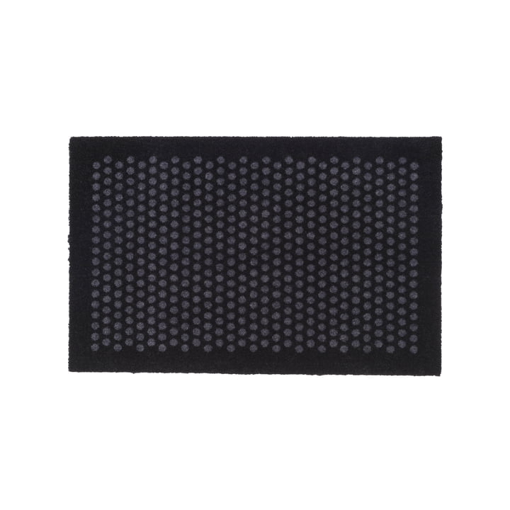 Dot Doormat 60 x 90 cm from tica copenhagen in black / gray