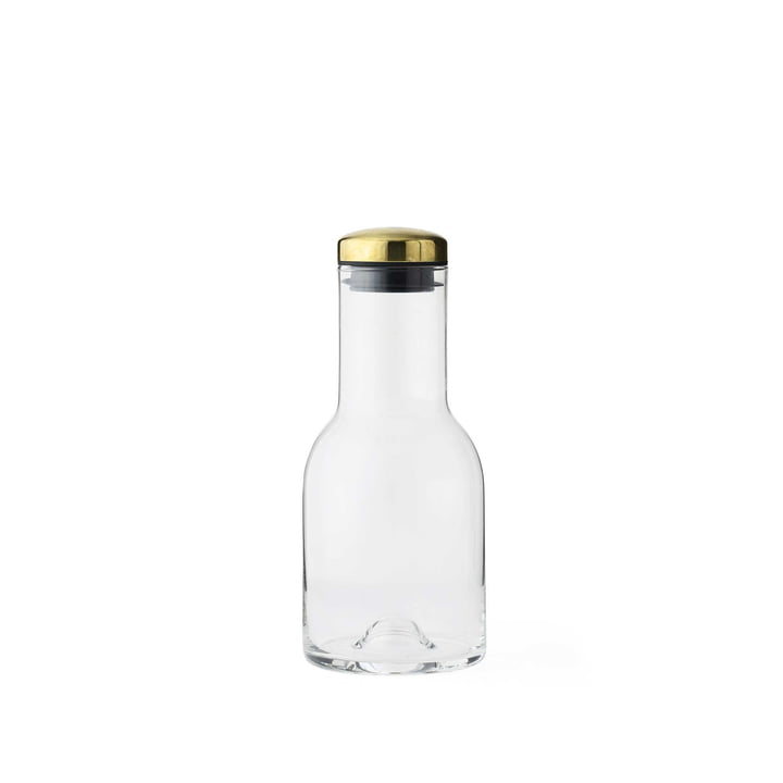 New Norm water bottle 0.5L by Menu with brass lid