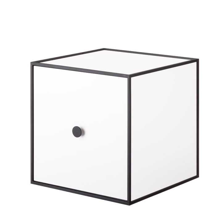 Frame Wall cabinet 28 (incl. door) from Audo in white