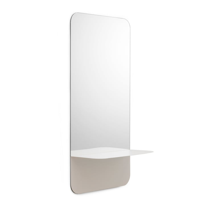 Horizon Mirror vertical from Normann Copenhagen in white