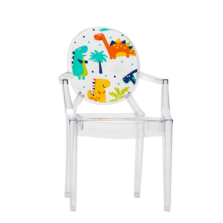Lou Lou Ghost children's chair from Kartell in Transparent / Dinosaur