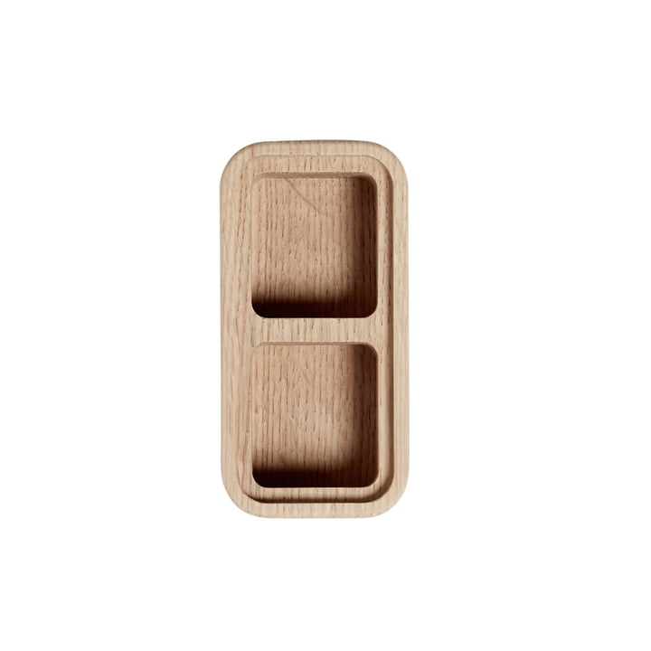 Create Me Box 6 x 12 cm by Andersen Furniture out of Oak with 2 Compartments