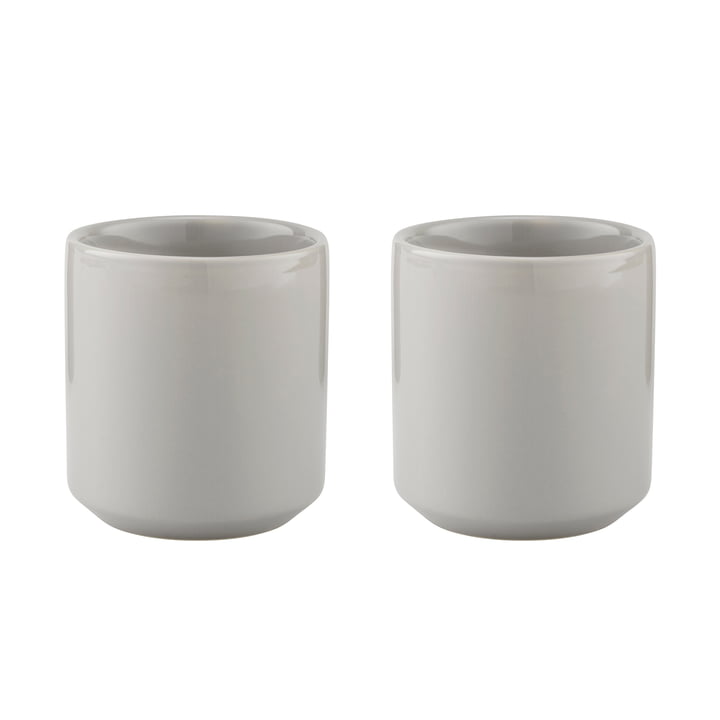 Core Thermos Cup 0.2 l (Set of 2) by Stelton in Light Grey