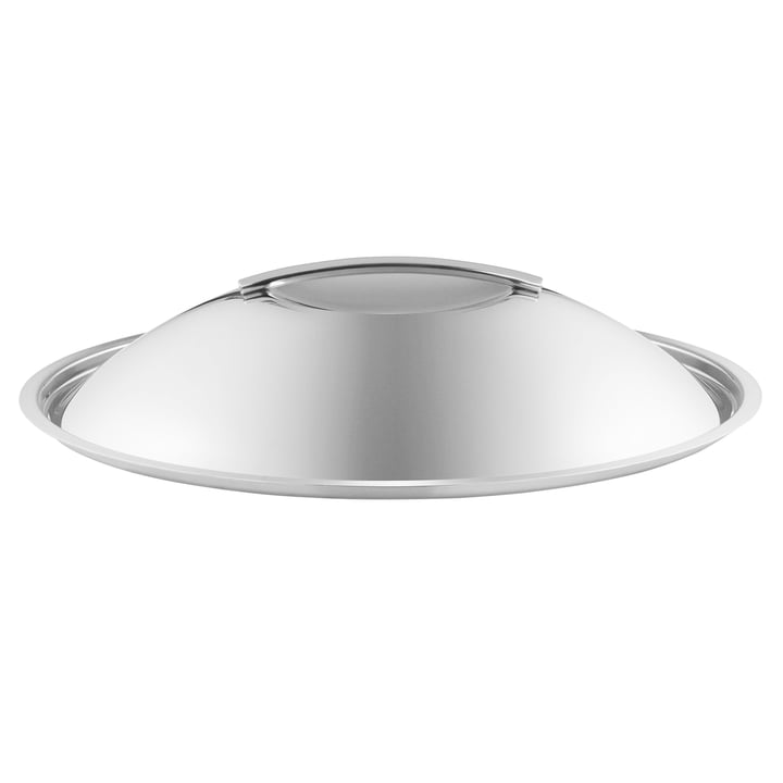 Curved stainless steel lid 8 l Ø 32 cm by Eva Trio