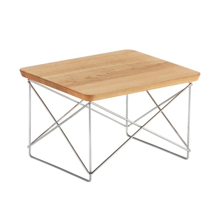Eames Occasional Table LTR from Vitra in oak / chrome