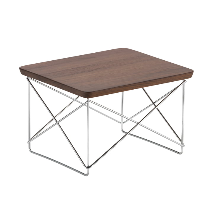 Eames Occasional Table LTR from Vitra in walnut / chrome