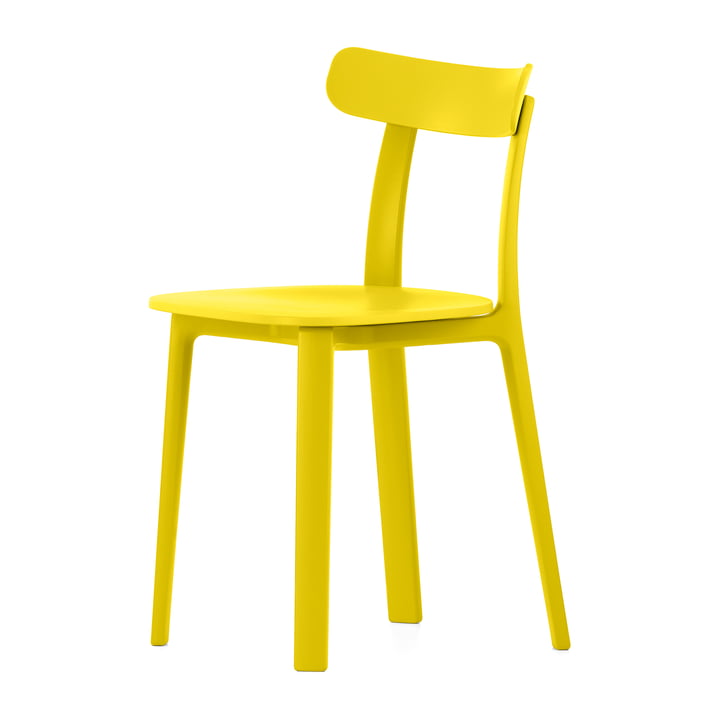 Vitra - All Plastic Chair , buttercup