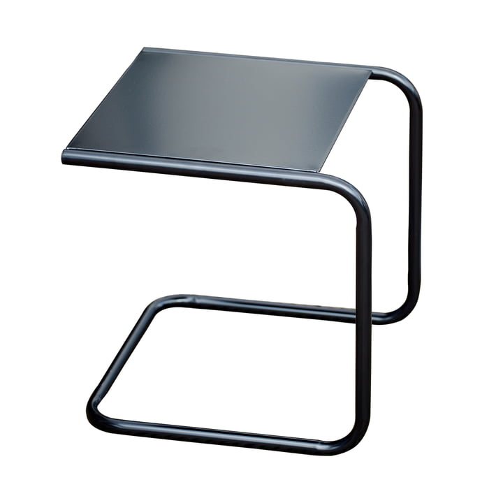 Fiam - Club Side table, aluminium black / black