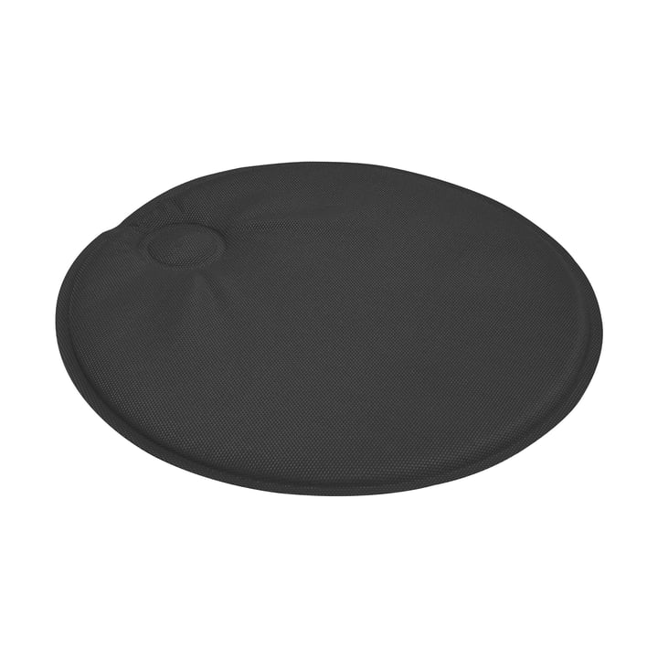 Round magnetic cushion by Emu in black