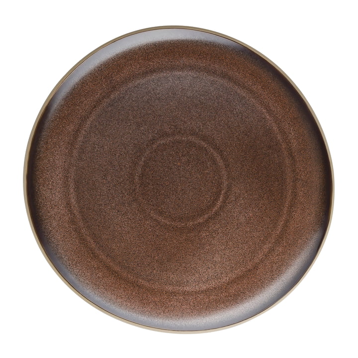 Junto plate Ø 27 cm by Rosenthal in bronze