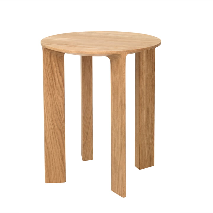 Hans Stool & Side Table by Schönbuch in oak with a natural oiled finish.