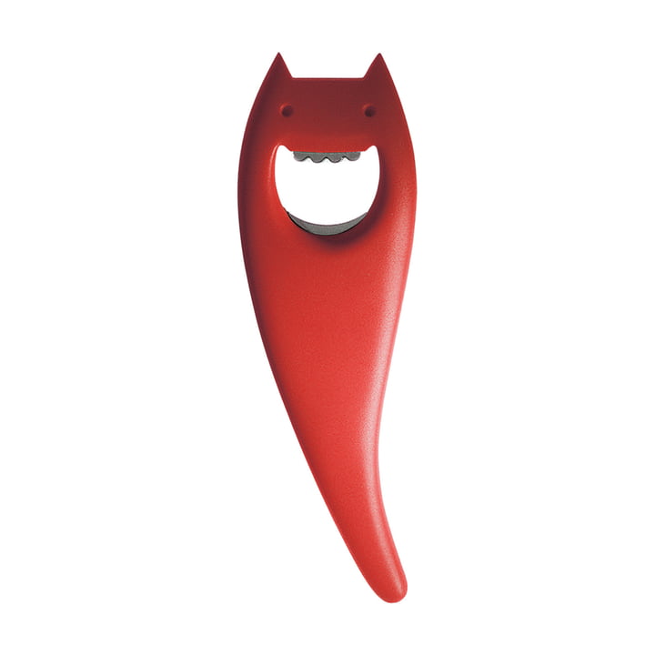Diabolix Bottle Opener by Alessi in Red