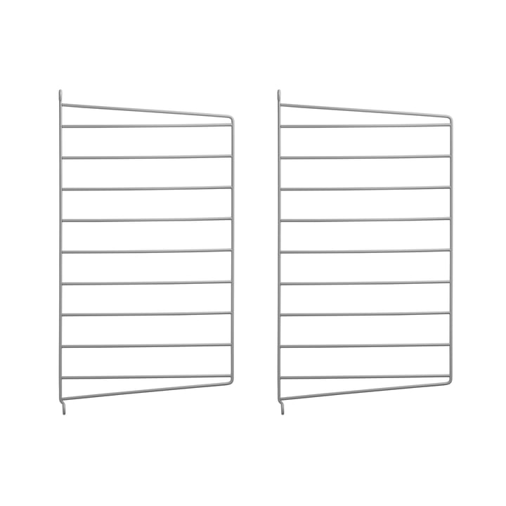 Wall ladder for String shelf 50 x 30 cm from String in gray (pack of 2)