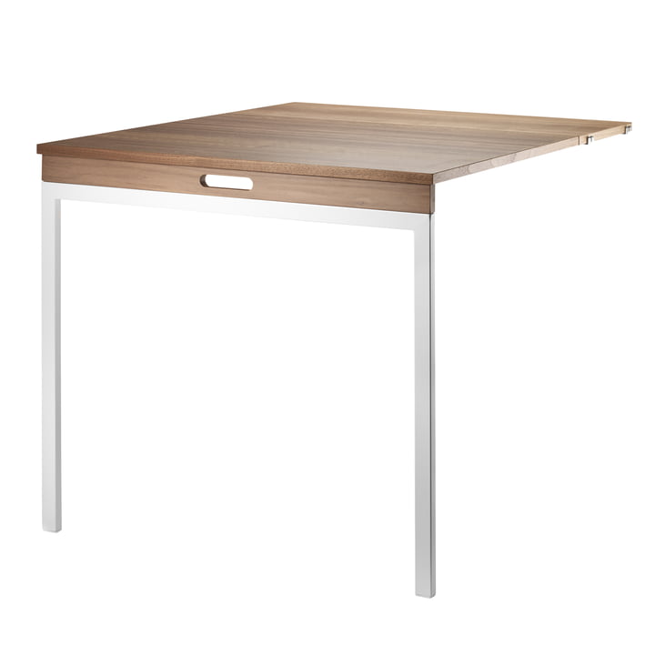 Folding table from String in walnut / white