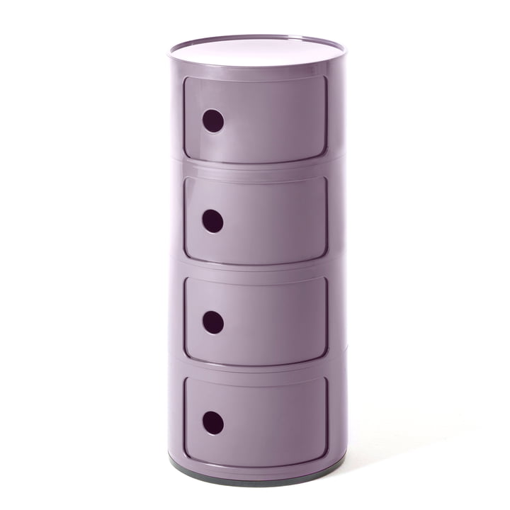Componibili 4985 by Kartell in purple
