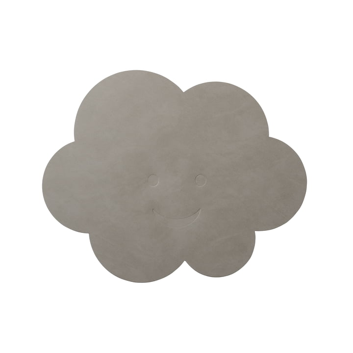 Cloud Placemat 38 x 31 cm by LindDNA in Light Grey Nupo (1,6 mm)