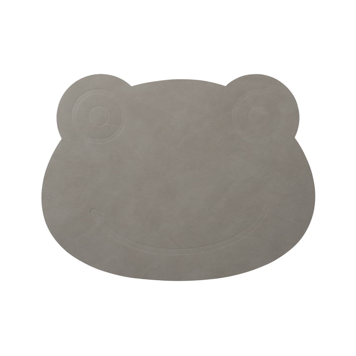 Frog Placemat 38 x 28 cm by LindDNA in Light Grey Nupo (1,6 mm)