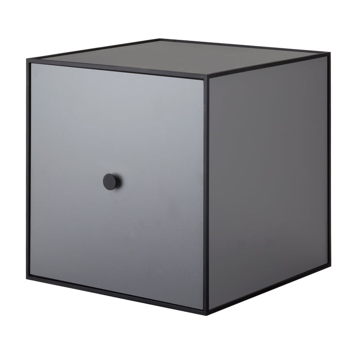 Frame Wall cabinet 35 (incl. door) from Audo in dark gray