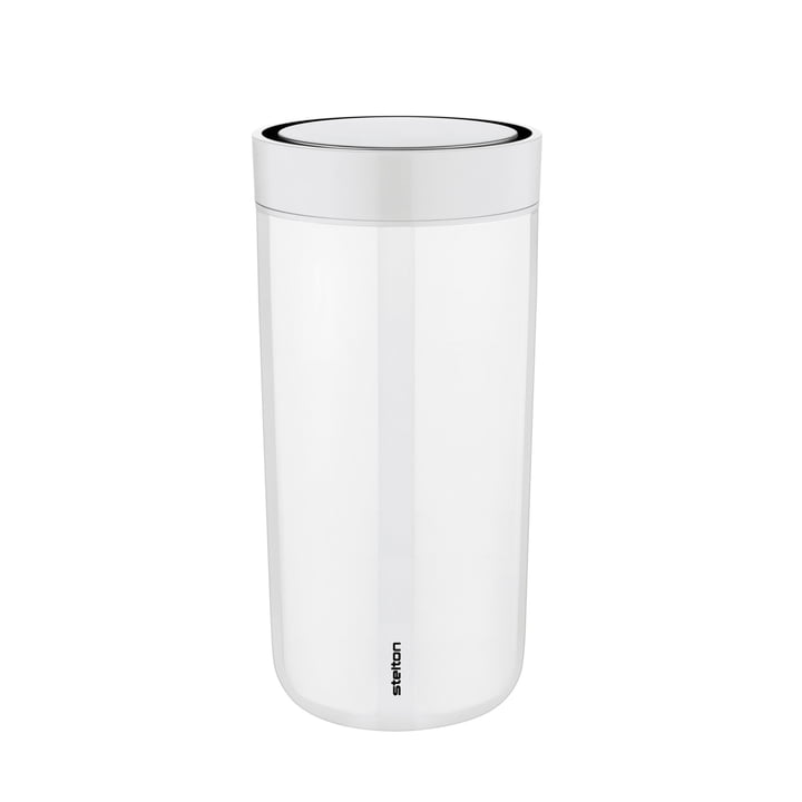 To Go Click 0.4 l from Stelton in Steel Chalk