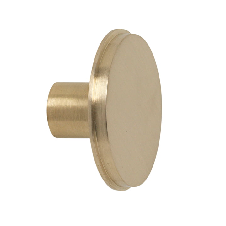 Wall hook large from ferm Living in brass