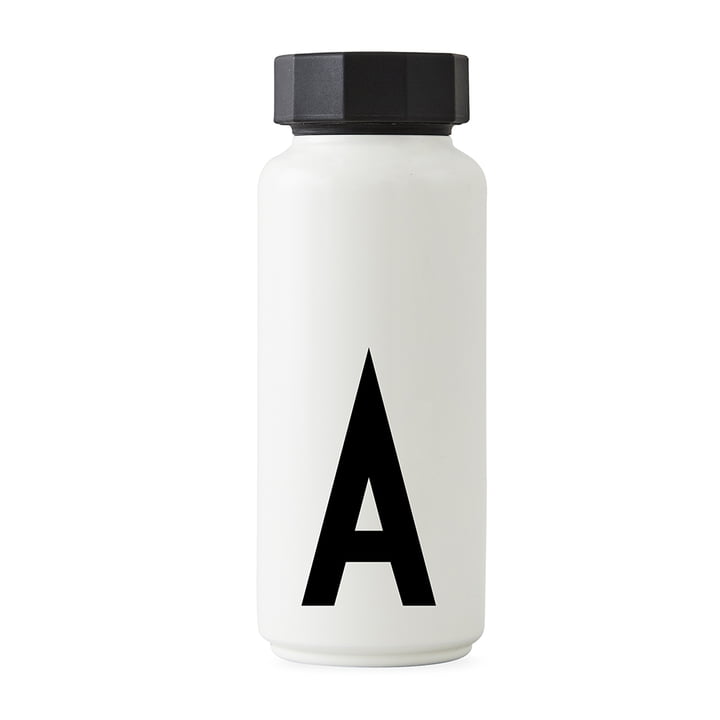 AJ Hot water bottle A from Design Letters in white