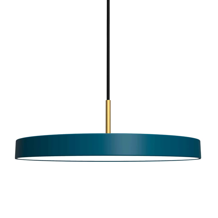 Asteria LED pendant light from Umage in petrol