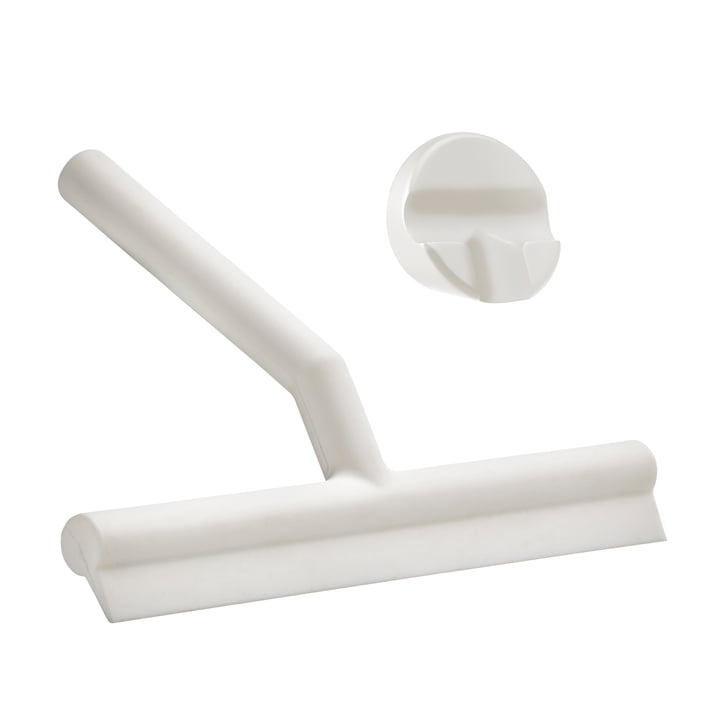 The Zone Denmark - Shower Squeegee with Holder in White
