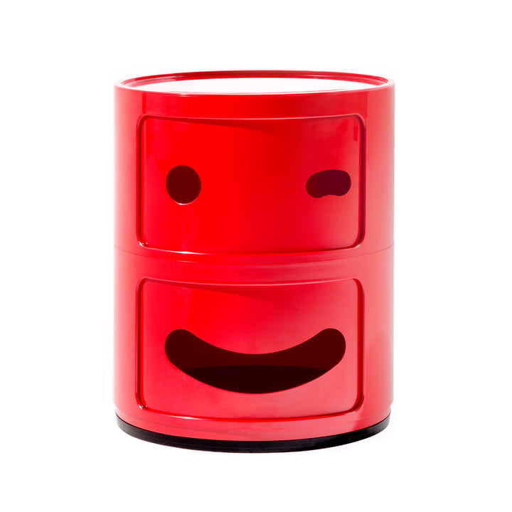 Kartell - Componibili Smile 4926, red